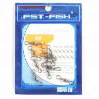 Вертлюг FST-Fish №2, 10 шт