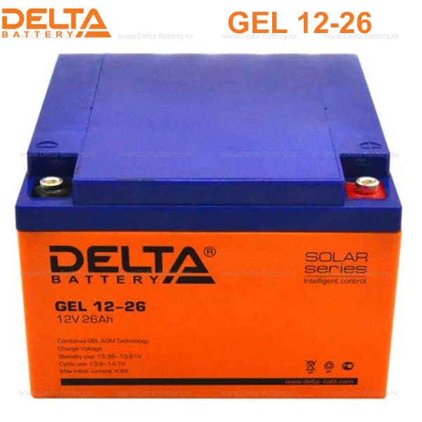 Аккумуляторная батарея Delta GEL 12-26 в Белгороде